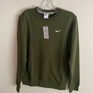 olive nike crewneck